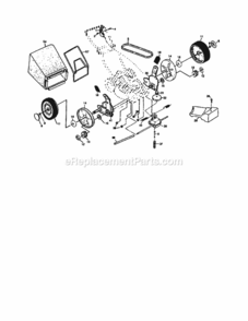 Page B Diagram and Parts List for 917379430  Craftsman Lawn Mower
