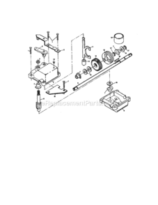 Page B Diagram and Parts List for 917379450  Craftsman Lawn Mower
