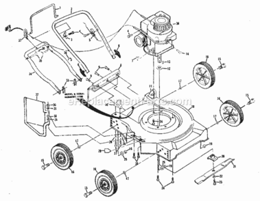 Part Location Diagram of 8259J Craftsman Rear Skirt