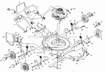 Part Location Diagram of 87389X479 Craftsman Baffle