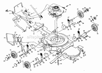 Part Location Diagram of 84049 Generac HARNESS ASSY- ENGINE