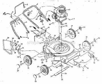 Part Location Diagram of 165563 Craftsman Kit.Baffle.F