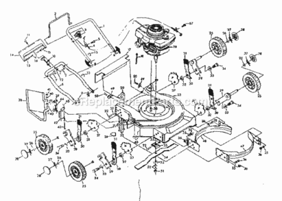Part Location Diagram of 75811 Generac Radiator Support Channel