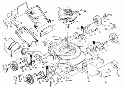 Part Location Diagram of 48109 Craftsman Housing