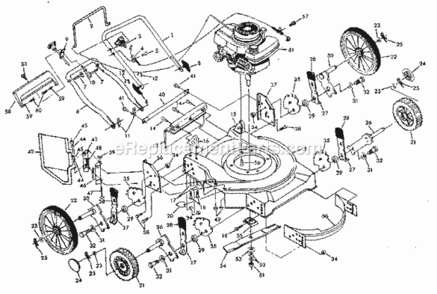 Part Location Diagram of 48099 Craftsman Housing