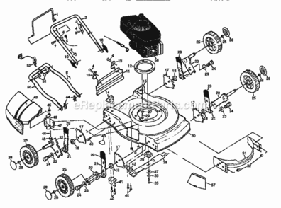 Part Location Diagram of 146291 Craftsman Engine