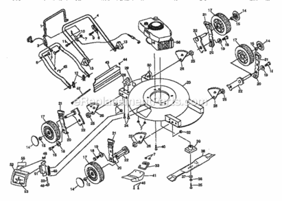 Part Location Diagram of 750821E Craftsman Engine