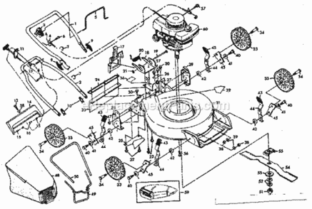 Part Location Diagram of 33466 Craftsman Bag Only