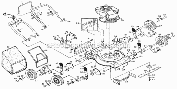 Part Location Diagram of 48369 Craftsman Housing Kit