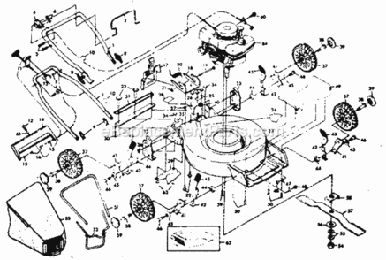 Part Location Diagram of STD601083 Craftsman Self-Topping