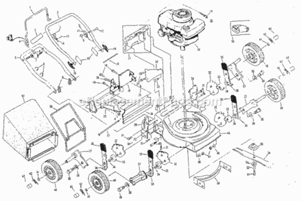 Part Location Diagram of 750611 Tecumseh TSH PART