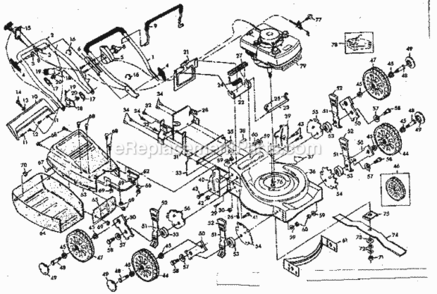 Part Location Diagram of 80462 Generac Front Panel