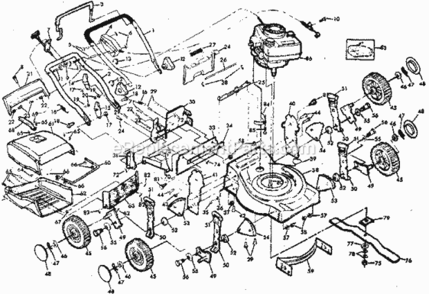 Part Location Diagram of 48112 Generac Exhaust Valve