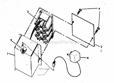 Page B Diagram and Parts List for 917384111  Craftsman Lawn Mower