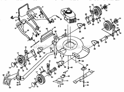 Part Location Diagram of 751649 Craftsman Rod