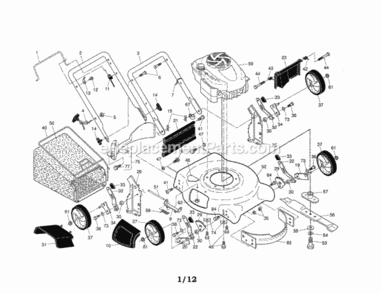 Part Location Diagram of 446773 Craftsman Kit.Hsg.21Mc