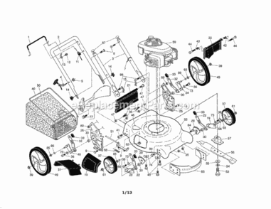 Part Location Diagram of 587478301 Husqvarna BAIL.OM.STRT.MZR.BLACK.428