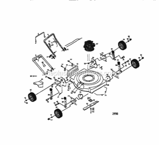 Part Location Diagram of 161345 Craftsman Housing