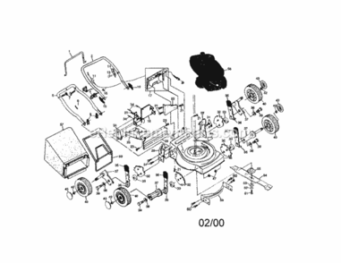Part Location Diagram of 83601 Generac M6-1.0 X 80mm Capscrew