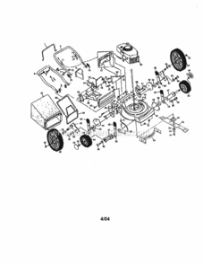 Page A Diagram and Parts List for 917387321  Craftsman Lawn Mower