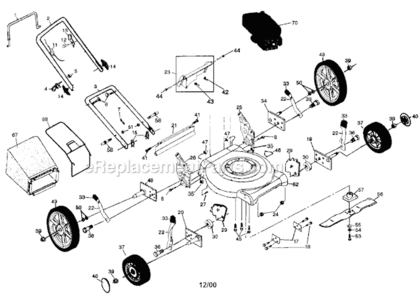 Part Location Diagram of 583327801 Craftsman Grass Bag