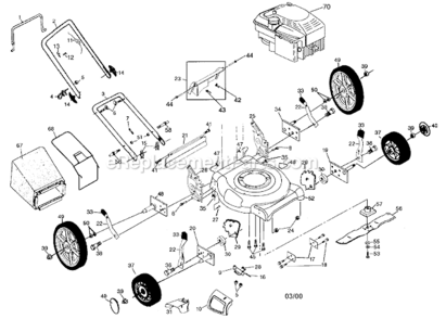 Part Location Diagram of 162778 Craftsman Engine Zone Control