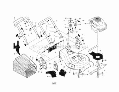 Part Location Diagram of 410132 Craftsman Kit.Hsg.21.R