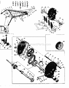Part Location Diagram of 2101H Craftsman Cover