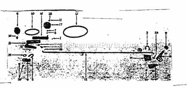 Page F Diagram and Parts List for 91757571  Craftsman Lawn Tractor