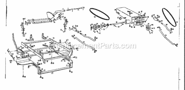 Page A Diagram and Parts List for 91760603  Craftsman Lawn Mower