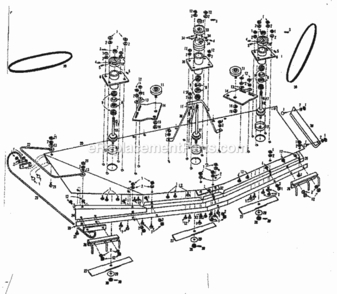 Page B Diagram and Parts List for 91760603  Craftsman Lawn Mower