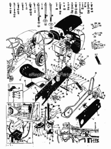 Page B Diagram and Parts List for 91760614  Craftsman Lawn Tractor