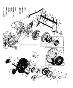 Page A Diagram and Parts List for 91760622  Craftsman Lawn Tractor