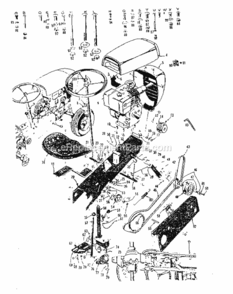 Page B Diagram and Parts List for 91760622  Craftsman Lawn Tractor