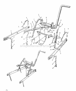 Page E Diagram and Parts List for 91760622  Craftsman Lawn Tractor