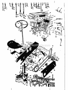 Page B Diagram and Parts List for 91760624  Craftsman Lawn Tractor