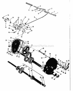 Part Location Diagram of 511H1 Craftsman Oil Seal