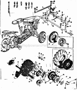 Page A Diagram and Parts List for 91760637  Craftsman Lawn Tractor