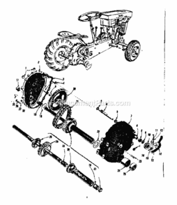 Page C Diagram and Parts List for 91760647  Craftsman Lawn Tractor