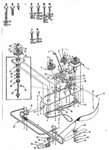 Page B Diagram and Parts List for 91761202  Craftsman Lawn Tractor