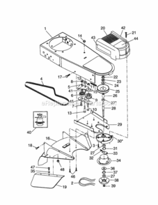 Page B Diagram and Parts List for 917773700  Craftsman Trimmer