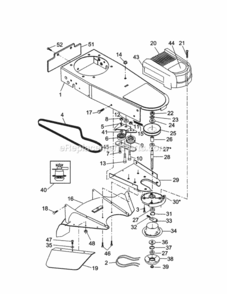 Page B Diagram and Parts List for 917773701  Craftsman Trimmer