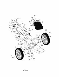 Page A Diagram and Parts List for 917773711  Craftsman Trimmer