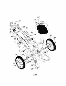 Page A Diagram and Parts List for 917773740  Craftsman Trimmer