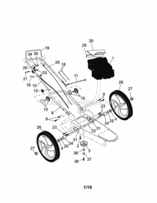 Part Location Diagram of 439930X004 Craftsman Bracket, Upstop