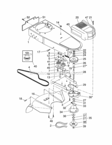 Page B Diagram and Parts List for 917773743  Craftsman Trimmer