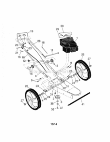 Page A Diagram and Parts List for 917773745  Craftsman Trimmer