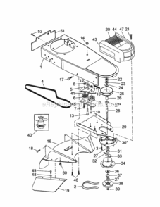 Part Location Diagram of 178304 Craftsman Chassis Decal