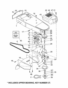 Page B Diagram and Parts List for 917773761  Craftsman Trimmer