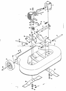 Page C Diagram and Parts List for 9178320  Craftsman Lawn Tractor